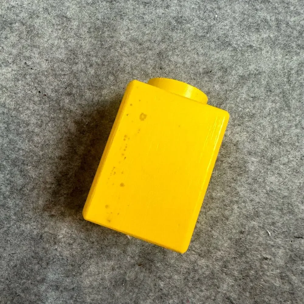 Hape Quadrilla Marble Run Replacement Piece Yellow Tower Block Chute Part Wooden